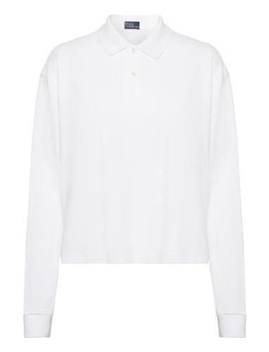 Pique Polo Shirt Tops T-shirts & Tops Polos White Polo Ralph Lauren