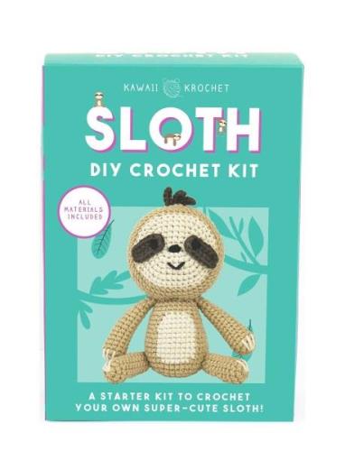 Diy Crochet Sloth Home Decoration Puzzles & Games Games Beige Gift Rep...