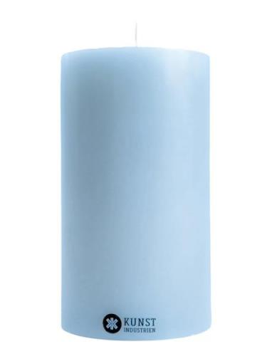 Coloured Handcrafted Pillar Candle, Aquamarine, 7 Cm X 12 Cm Home Deco...