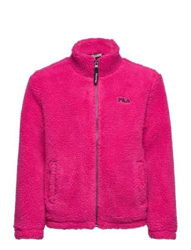 Bermbach Sherpa Jacket Sport Fleece Outerwear Fleece Jackets Pink FILA