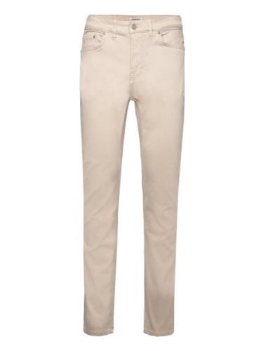 James Brushed 5 Pkt Designers Jeans Regular Cream Morris