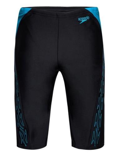 Boys Hyperboom Splice Jammer Sport Swimshorts Black Speedo