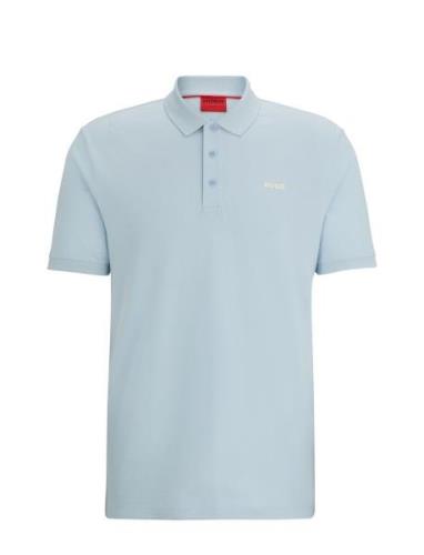 Donos222 Designers Polos Short-sleeved Blue HUGO