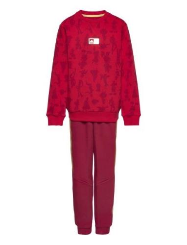 Lk Dy 100 Jog Sport Sweatsuits Red Adidas Performance