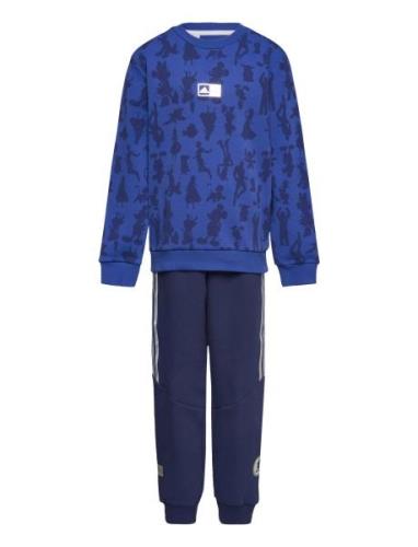 Lk Dy 100 Jog Sport Sweatsuits Blue Adidas Performance