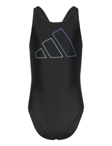 Performance Big Bars Swimsuit Sport Swimsuits Black Adidas Performance