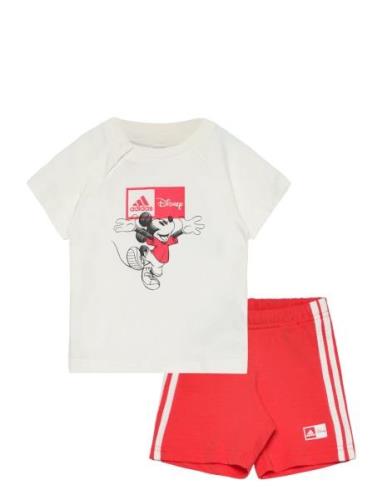 I Dy Mm G Set Sport Sets With Short-sleeved T-shirt White Adidas Perfo...