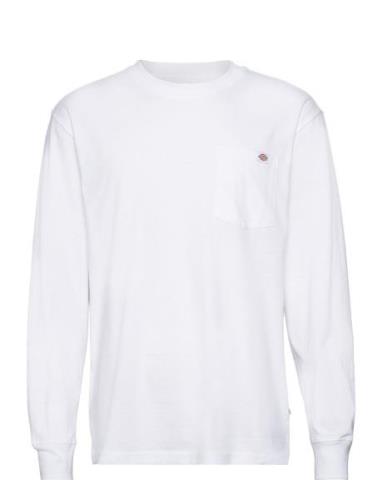 Luray Pocket Tee Ls Designers T-Langærmet Skjorte White Dickies