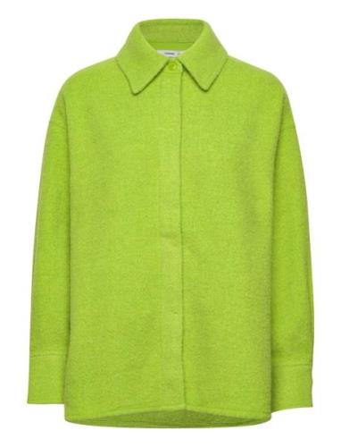 Inez Shirt 15047 Tops Overshirts Green Samsøe Samsøe