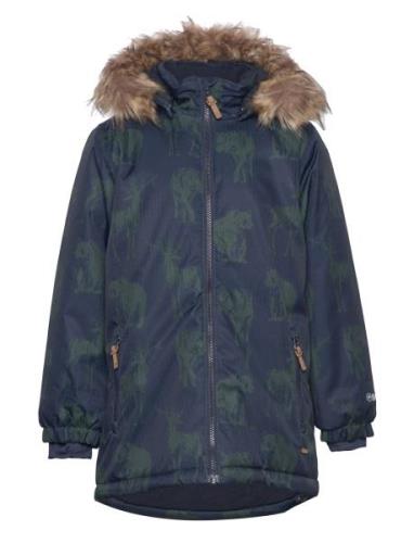 Snow Jacket Outerwear Jackets & Coats Winter Jackets Navy Minymo