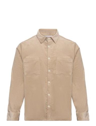 Whiting Overshirt Designers Overshirts Cream Wax London