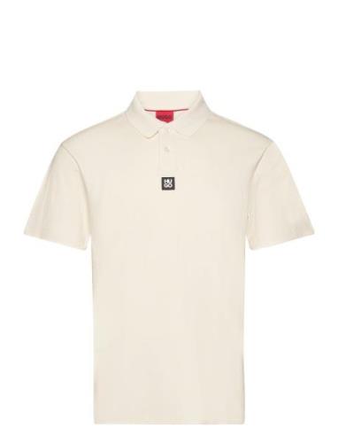 Deabono Designers Polos Short-sleeved Cream HUGO