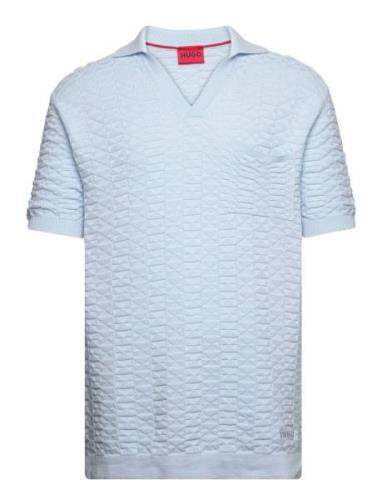 Spato Designers Polos Short-sleeved Blue HUGO