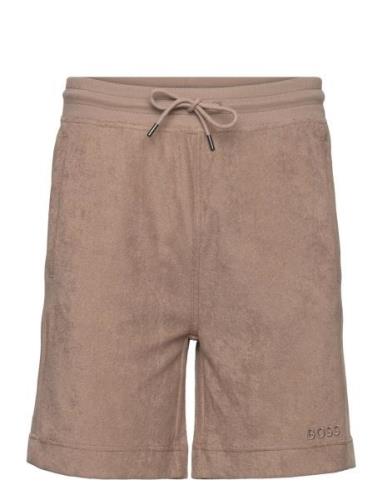 Seetowel Bottoms Shorts Sweat Shorts Brown BOSS