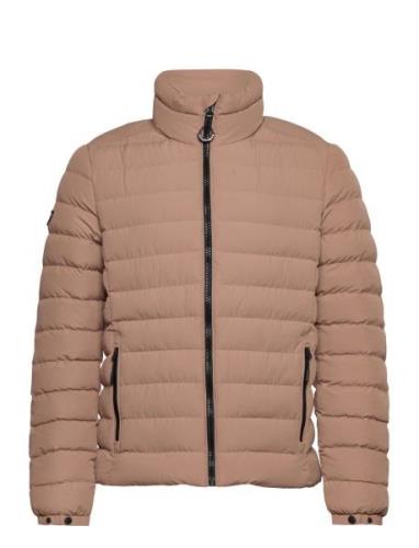 Fuji Emb Padded Jacket Sport Jackets Padded Jackets Beige Superdry Spo...