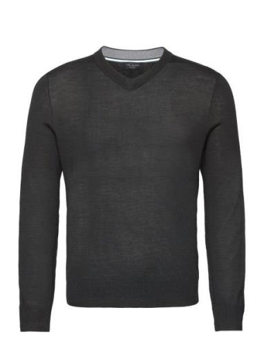 Lambeh Tops Knitwear V-necks Black Ted Baker London