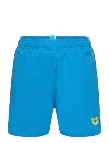 Boys' Beach Boxer Solid R Black-White Sport Swimshorts Blue Arena