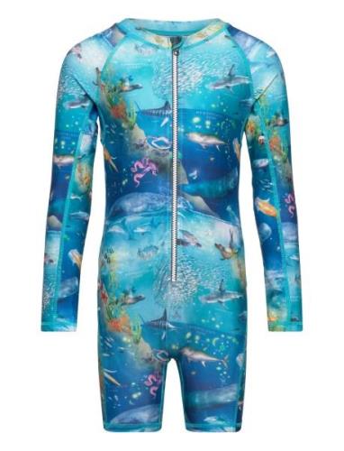 Neka Ls Swimwear Uv Clothing Uv Suits Blue Molo