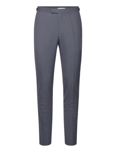 Fine Designers Trousers Formal Navy Reiss