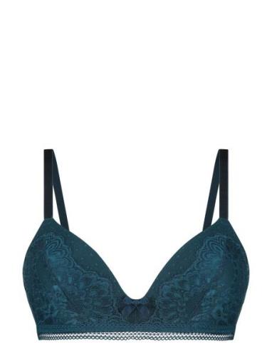 Bessie Non Wired Low D Pu Lingerie Bras & Tops Soft Bras Non Wired Bra...