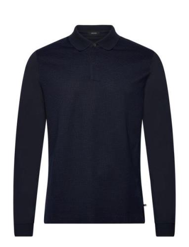 P-Pleins 80 Tops Polos Long-sleeved Navy BOSS