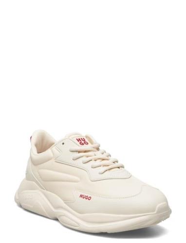 Leon_Runn_Nypu_N Designers Sneakers Low-top Sneakers Cream HUGO