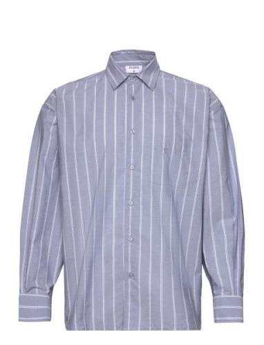 Striped Cotton Poplin Shirt Designers Shirts Business Blue Filippa K