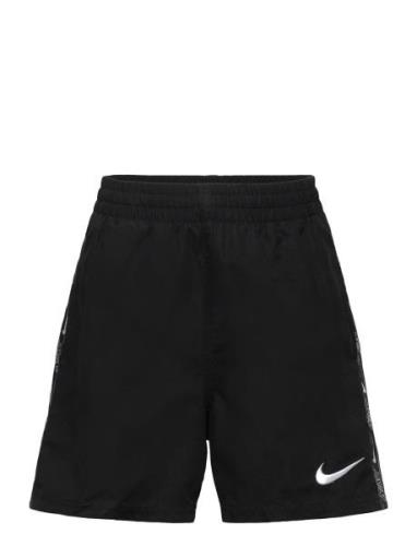 Nike Logo Tape Lap 4" Volley Short Sport Swimshorts Black NIKE SWIM