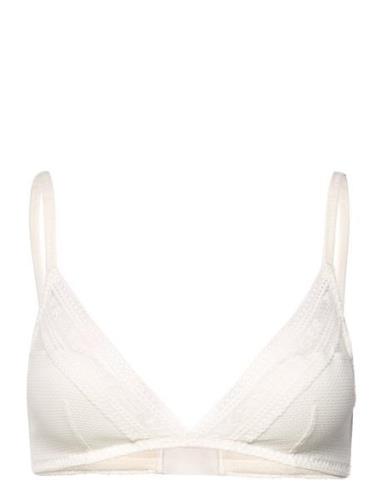 Ll Triangle Lingerie Bras & Tops Soft Bras Non Wired Bras White Tommy ...