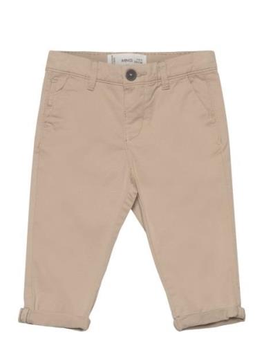 Cotton Chinos Bottoms Chinos Beige Mango