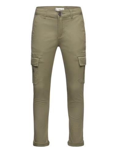 Regular-Fit Cargo Trousers Bottoms Khaki Green Mango