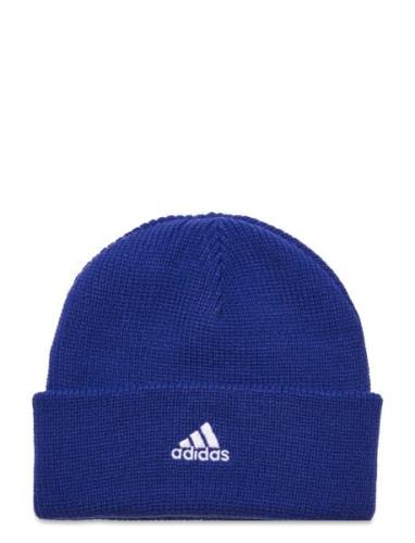 Lk Beanie Sport Headwear Hats Beanie Blue Adidas Performance