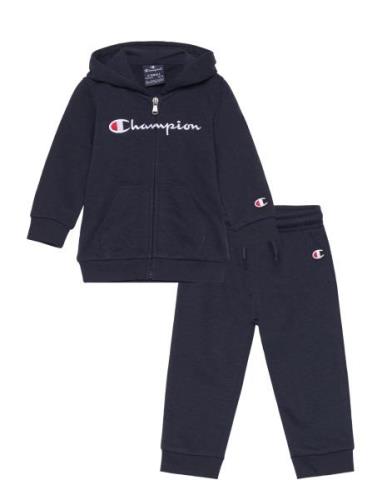 Hooded Full Zip Suit Sport Sweatsuits Navy Champion