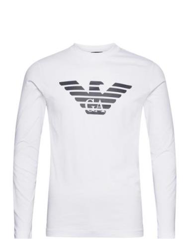 T-Shirt Designers T-Langærmet Skjorte White Emporio Armani