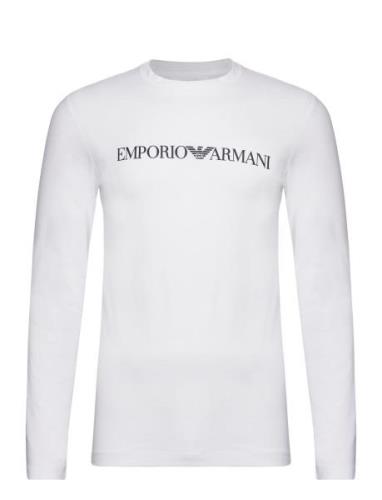 T-Shirt Designers T-Langærmet Skjorte White Emporio Armani