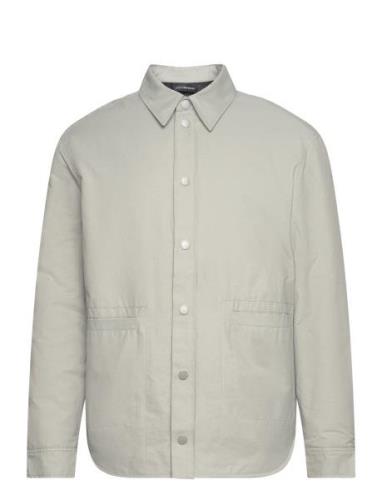 Over D Padded Overshirt Designers Overshirts Grey HAN Kjøbenhavn