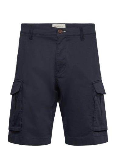 Relaxed Twill Cargo Shorts Bottoms Shorts Cargo Shorts Navy GANT