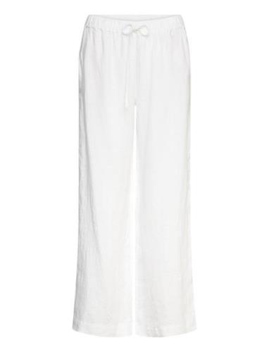 Aurora Trousers Bottoms Trousers Linen Trousers White Twist & Tango