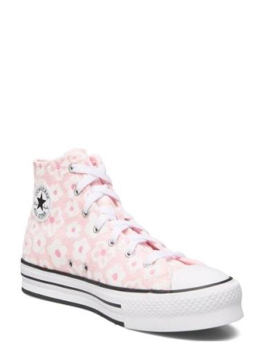 Chuck Taylor All Star Eva Lift Sport Sneakers High-top Sneakers Pink C...