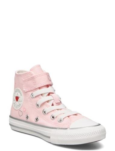 Chuck Taylor All Star 1V Sport Sneakers High-top Sneakers Pink Convers...