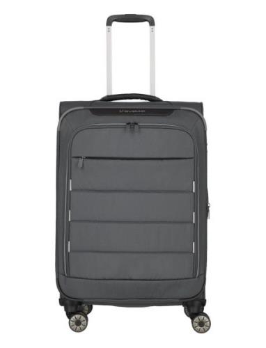 Skaii, 4W Trolley M Exp. Bags Suitcases Grey Travelite