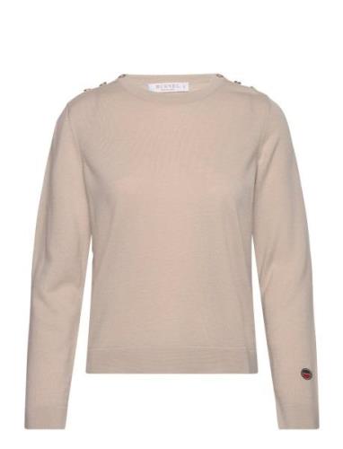 Annika Top Designers Knitwear Jumpers Beige BUSNEL