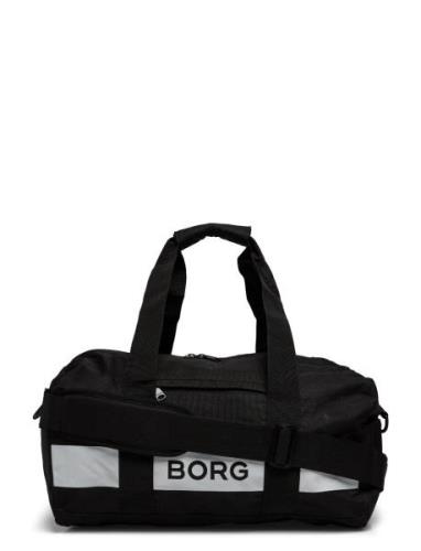 Borg Stripe Sportsbag Bags Weekend & Gym Bags Black Björn Borg