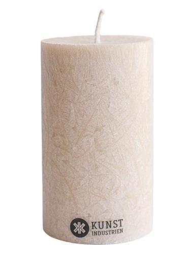 Upcycled Olive Wax Pillar Candle - Sand Home Decoration Candles Block ...