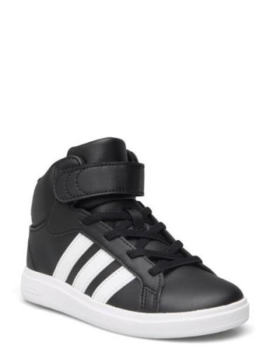 Grand Court Mid K High-top Sneakers Black Adidas Sportswear