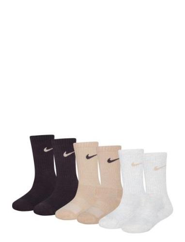 Nike Dri-Fit Crew Socks  Sokker Strømper Beige Nike