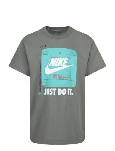 Nike Utility Tee Tops T-Kortærmet Skjorte Khaki Green Nike