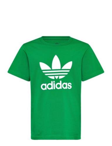 Trefoil Tee Sport T-Kortærmet Skjorte Green Adidas Originals