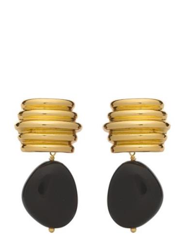 Colette Earrings Halskæde Hængesmykke Gold Twist & Tango