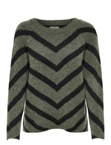 Onleliza L/S Pullover Knt Noos Tops Knitwear Jumpers Green ONLY